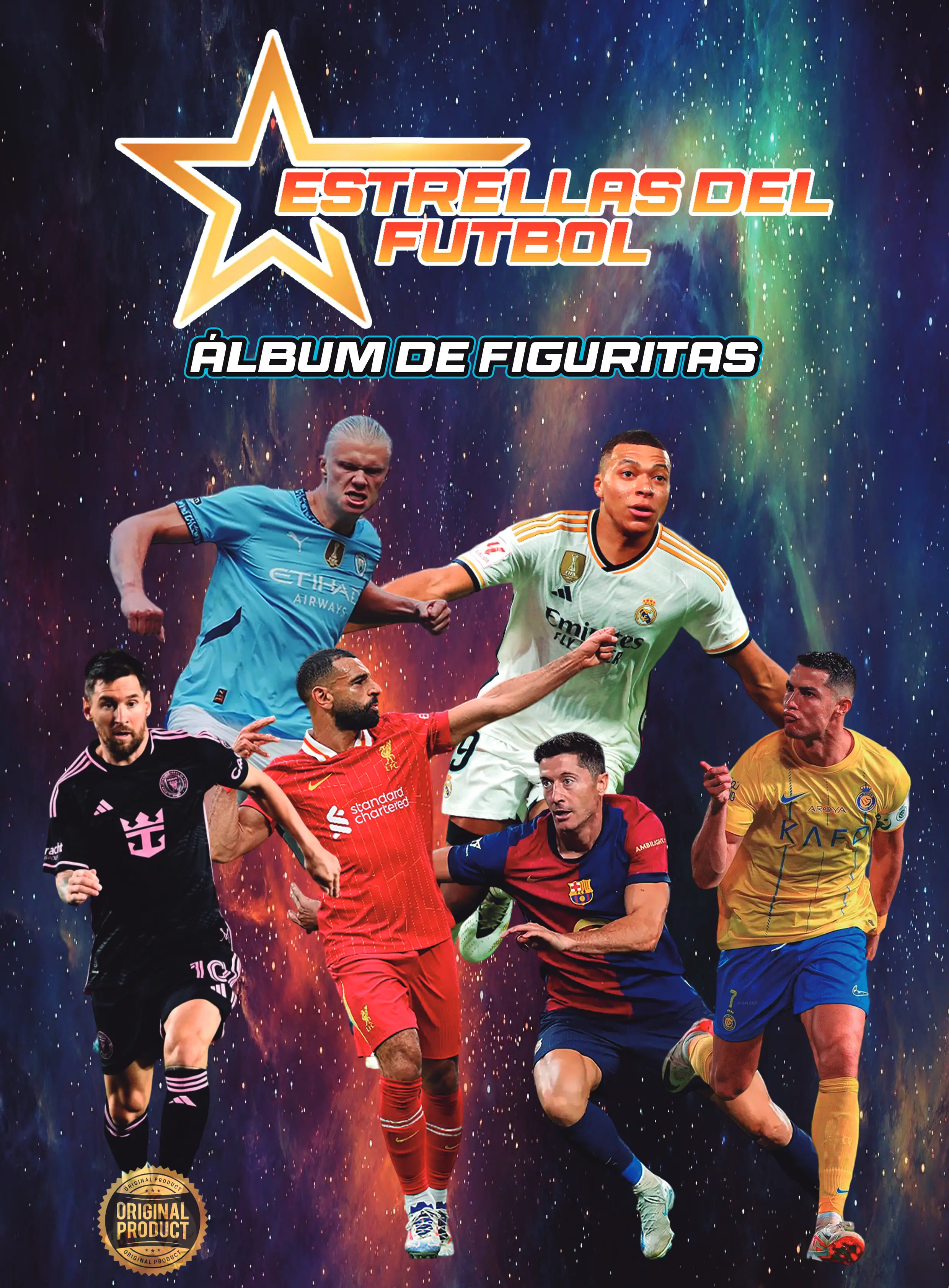 Pack Álbum 50 Sobres Estrellas del Fútbol