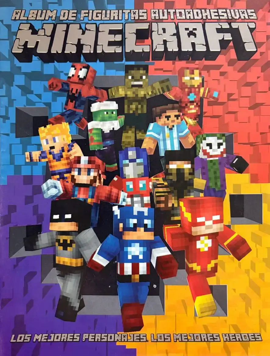 Pack Álbum 50 Sobres Minecraft