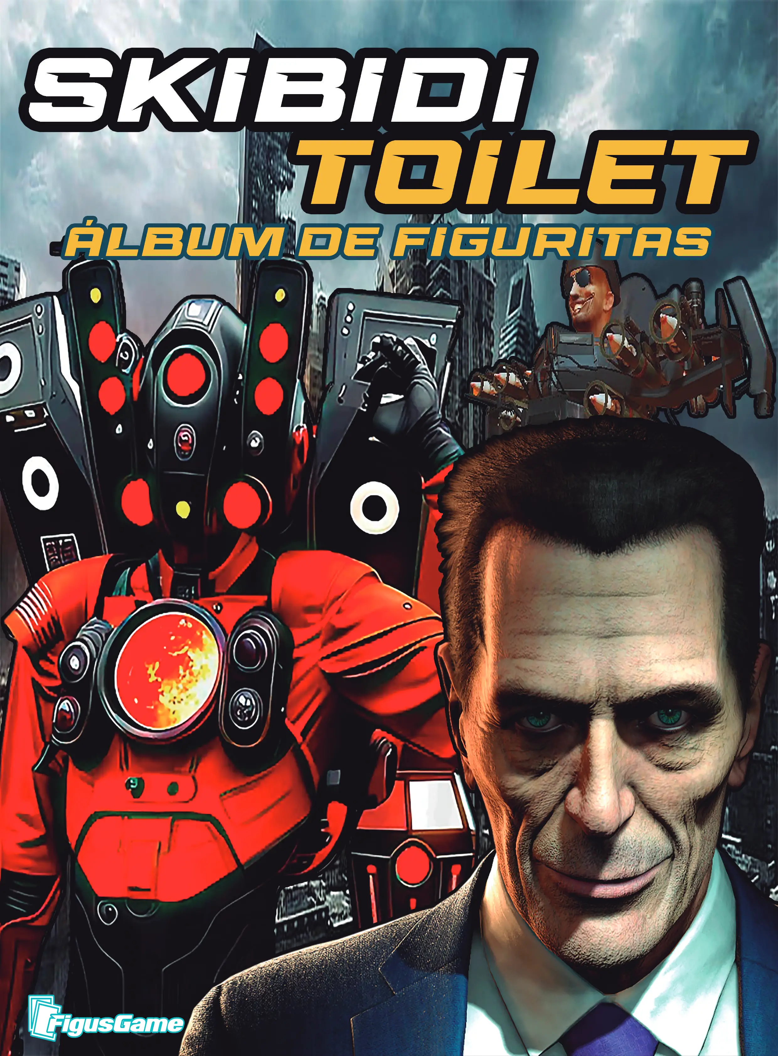 Pack Álbum 50 Sobres Skibidi Toilet